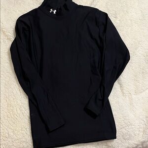 Under Armour Black High Neck Top Coolgear - size Medium